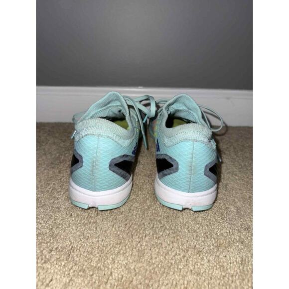 adidas X Speedportal.3 Indoor Soccer Shoes Clear Aqua/Blue/Solar Yellow US 7.5 - Picture 7 of 10